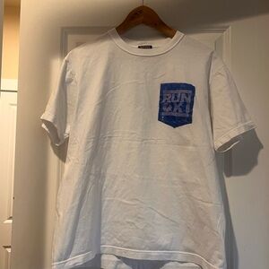 White Short Sleeve Pocket Tee